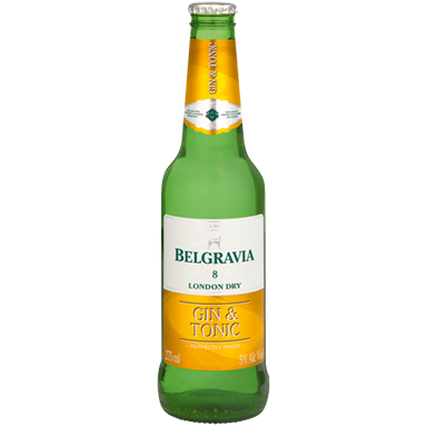 Belgravia Gin & Tonic - Glass Bottle 6 Pack
