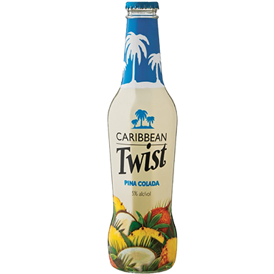 Caribbean Twist Pina Colada - Glass Bottle 6 Pack